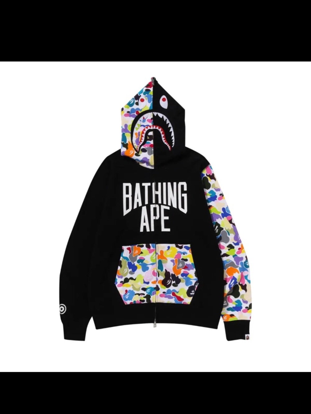 Bape zip hoodie